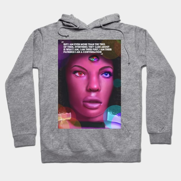 Garnet Portrait Hoodie by Romeow